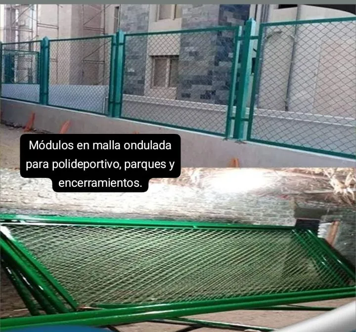 Módulos en Malla para Polideportivo — trabajo en hierro y acero de Metálicas M-M, Corozal, Sucre