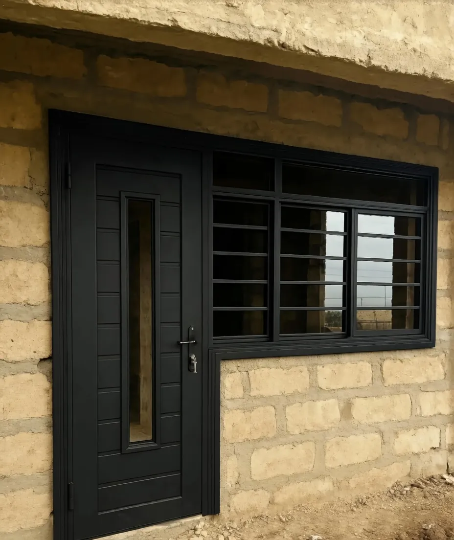 Puerta y Ventana — trabajo en hierro y acero de Metálicas M-M, Corozal, Sucre